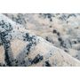 Voir la diapositive 3 : Paris Prix Tapis Tissé à Poils Courts Zébré  Adeon  Bleu