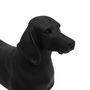 Voir la diapositive 2 : ATMOSPHERA Statuette en Résine Chien  Basset  40cm Noir
