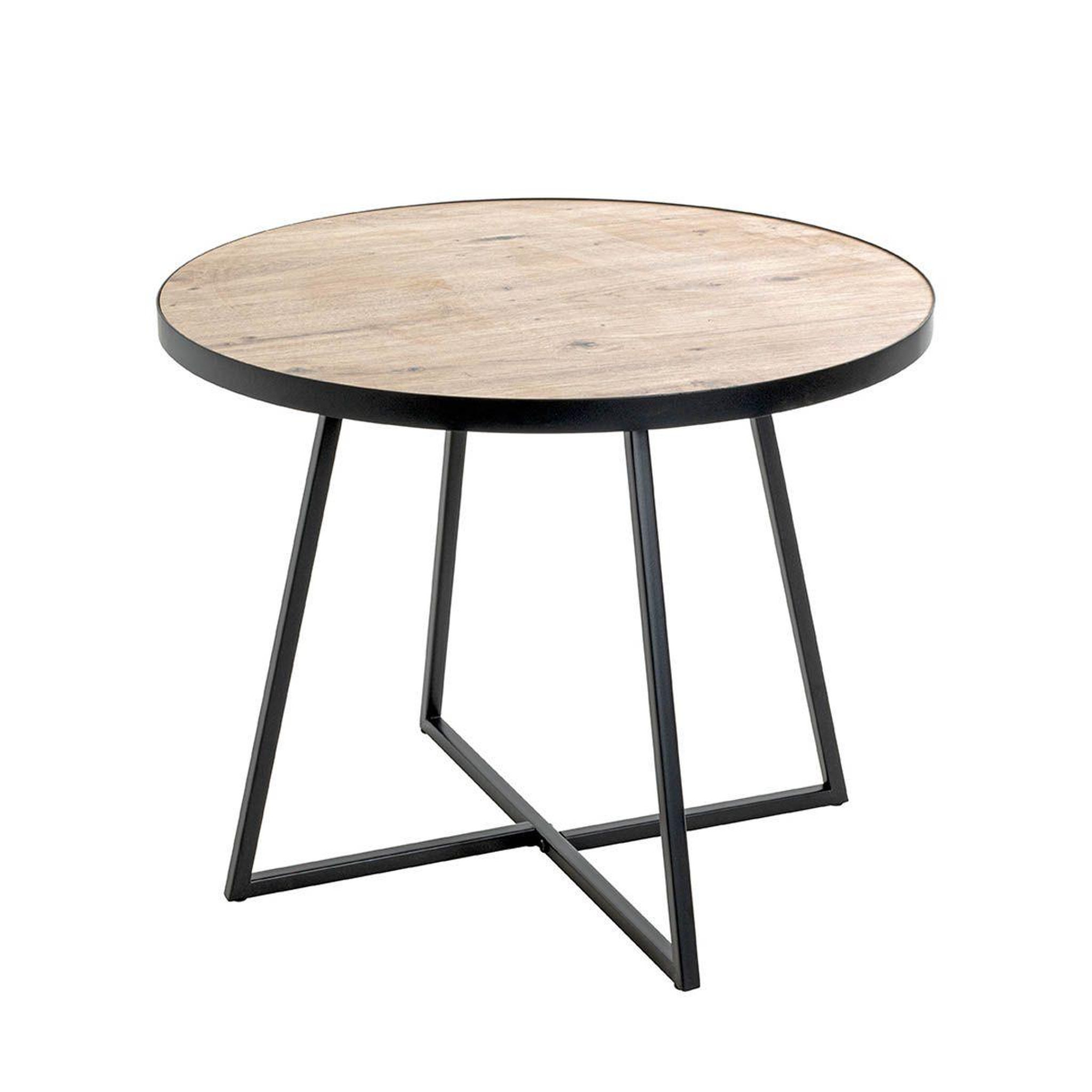 Paris Prix Table basse  miranda  60cm chêne & noir
