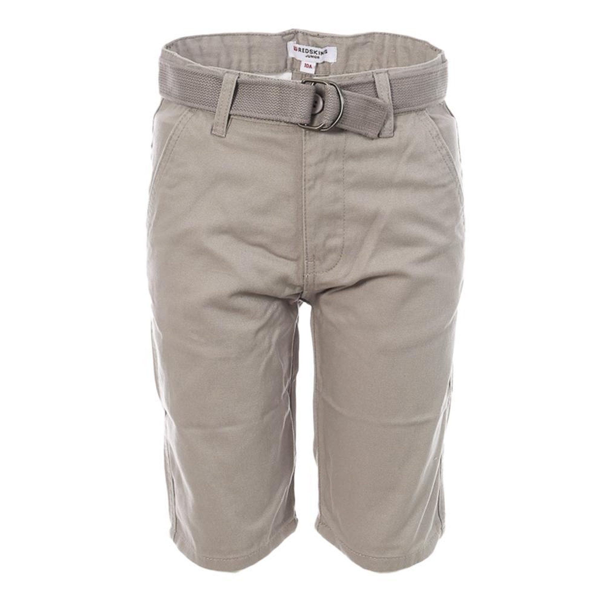REDSKINS Short Gris Garçon Redskins Chino. Coloris disponibles : Gris