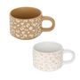 Voir la diapositive 2 : SECRET DE GOURMET Lot de 4 Mugs sur Rack  Leopardi  20cl Multicolore