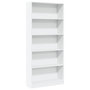 Voir la diapositive 2 : VIDAXL Bibliotheque blanc 80x24x176 cm bois d'ingenierie