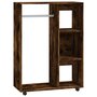 Voir la diapositive 2 : VIDAXL Garde-robe Chene fume 80x40x110 cm Bois d'ingenierie