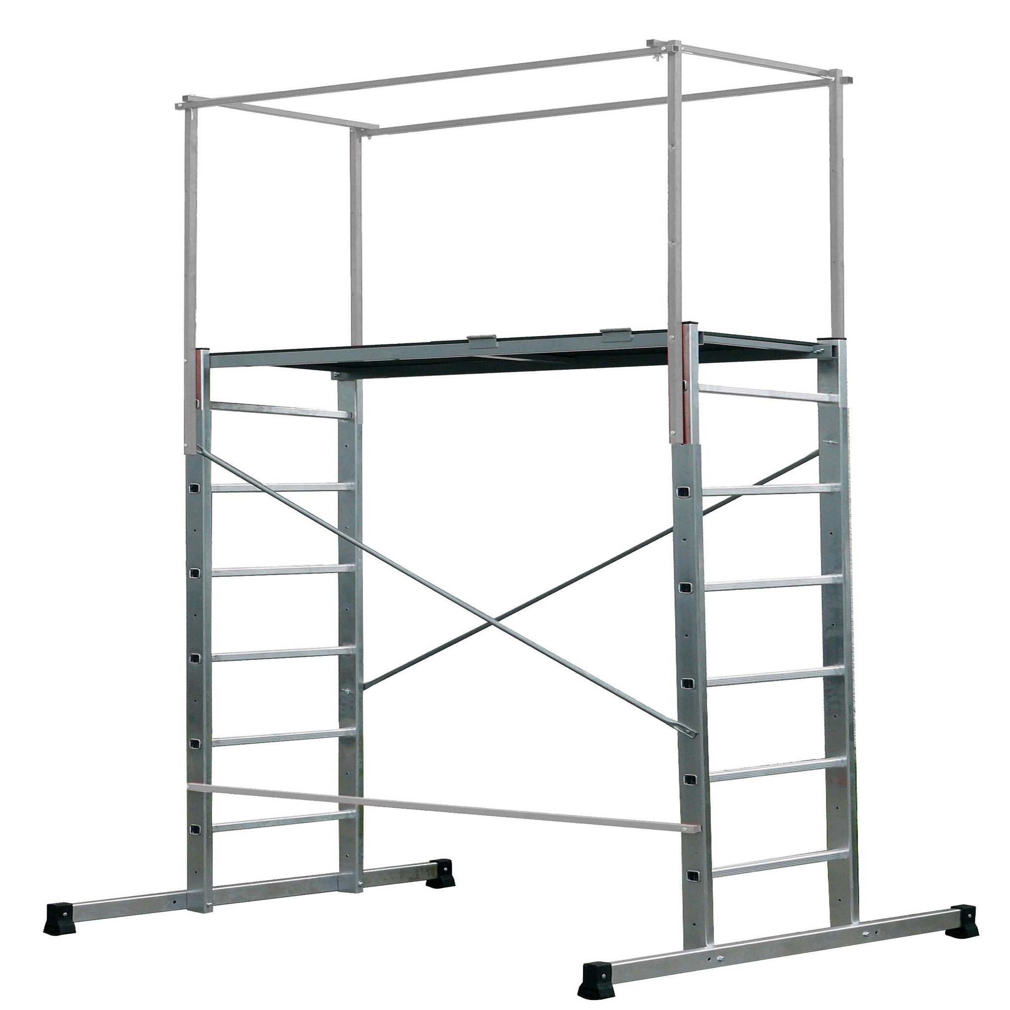 Voir la diapositive 2 : Escalux ECHAFAUDAGE "ALTUS 190" - HAUTEUR DE TRAVAIL: 4.10M