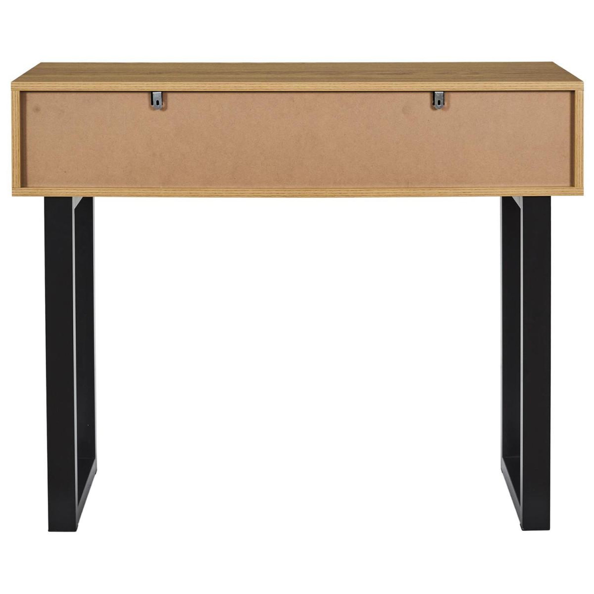 Voir la diapositive 4 : The Home Deco Factory Console 2 Tiroirs  Calypso  100cm Marron
