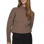 Vila Pull  Femme Vila Vituli. Coloris disponibles : Marron