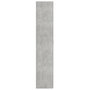 Voir la diapositive 5 : VIDAXL Armoire a chaussures Gris beton 80x35,5x180cm Bois d'ingenierie