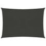 Voir la diapositive 2 : VIDAXL Voile d'ombrage 160 g/m^2 Anthracite 3,5x4,5 m PEHD