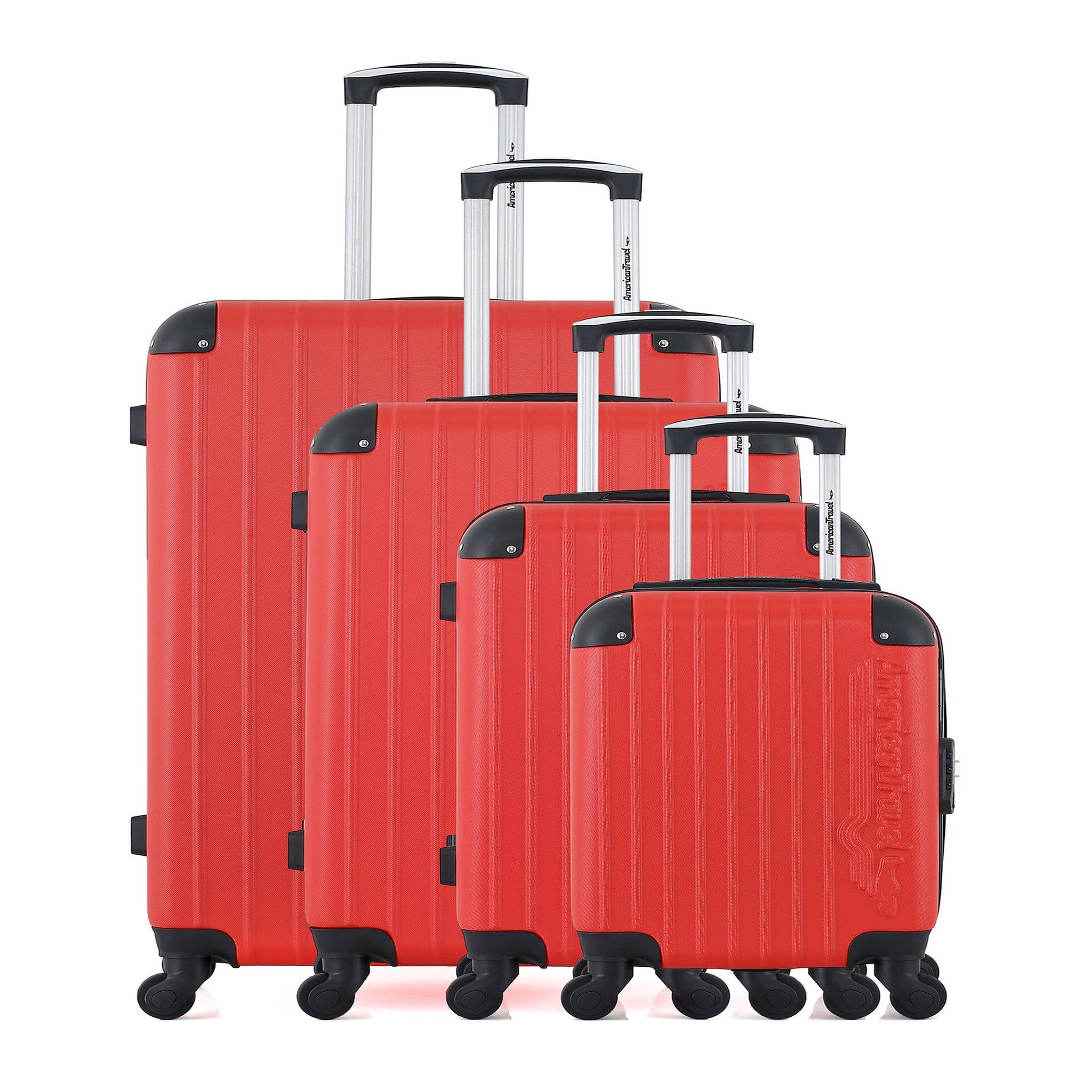 AMERICAN TRAVEL American travel - set de 4 valises budapest-m 75 cm 4 roues