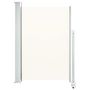 Voir la diapositive 2 : VIDAXL Auvent lateral retractable de patio 120 x 300 cm Blanc casse