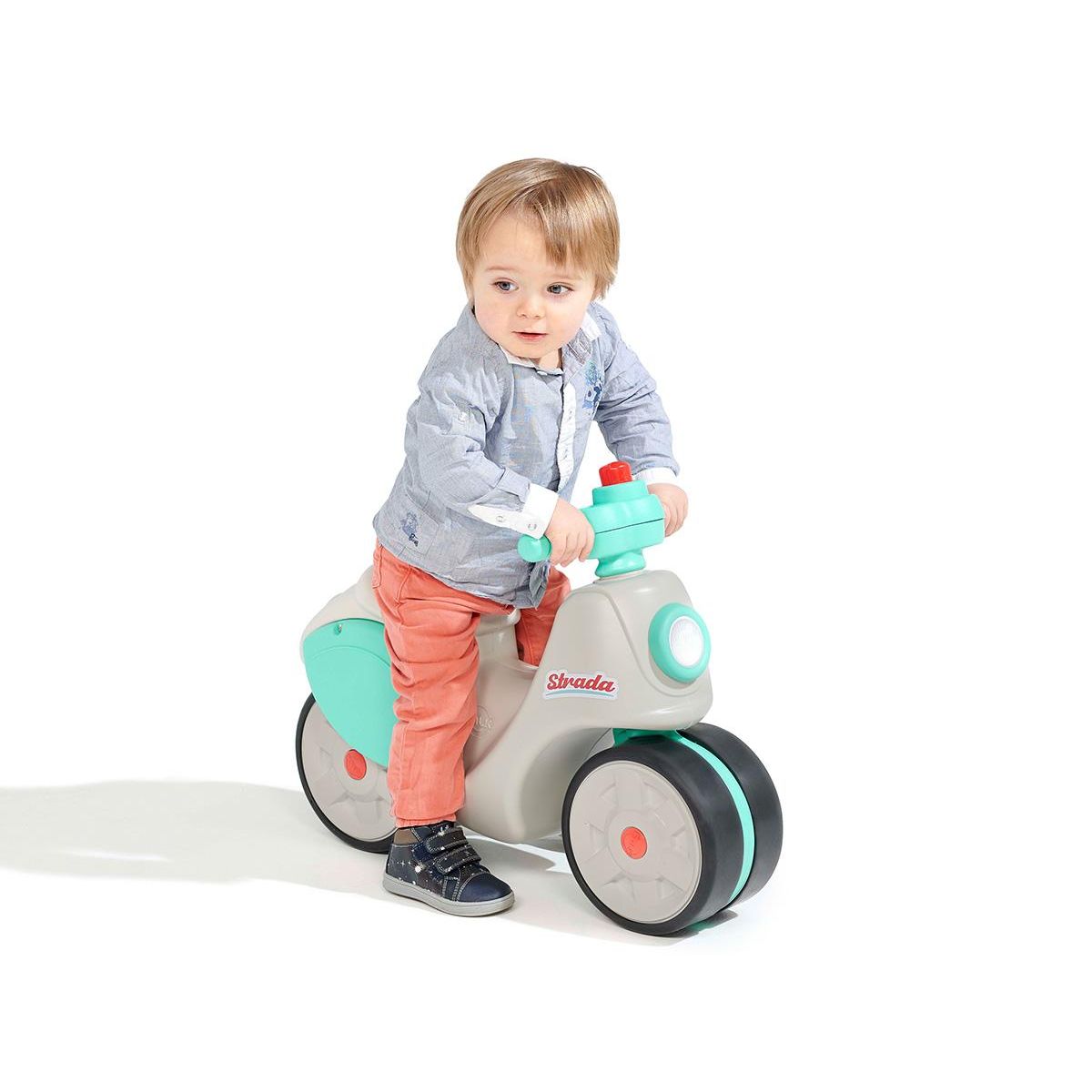 FALK Porteur enfant Scooter Strada Crème et Vert 1 à 3 ans - Falk