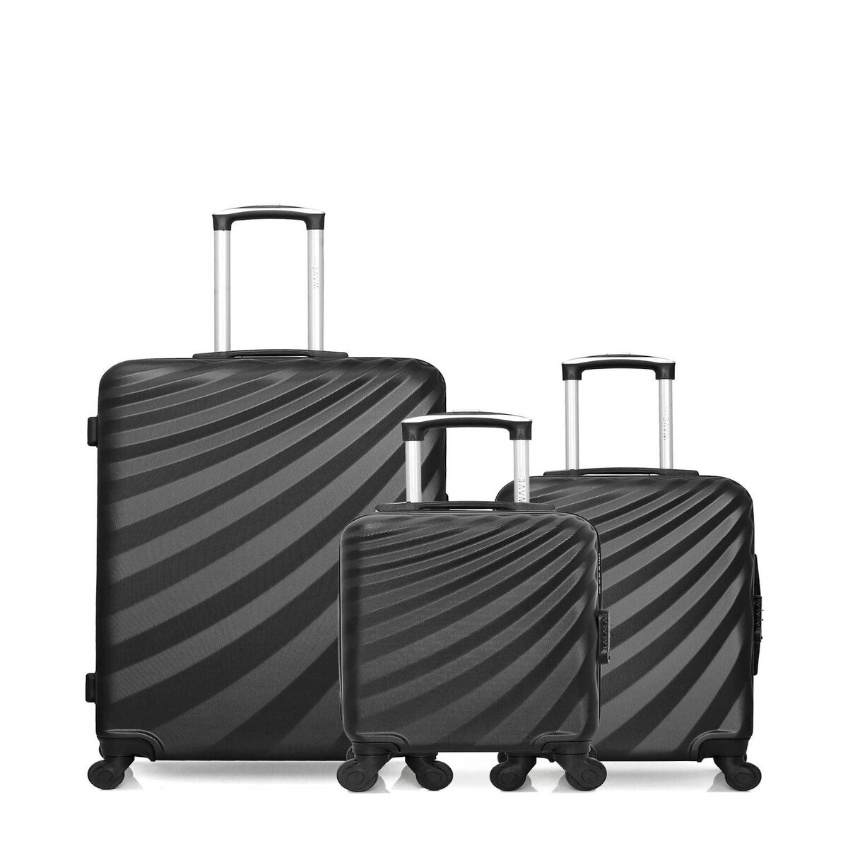 WAVE PARIS WAVE PARIS - LOT DE 3 - Valises grand format, cabine et cabine XXS DANUBE