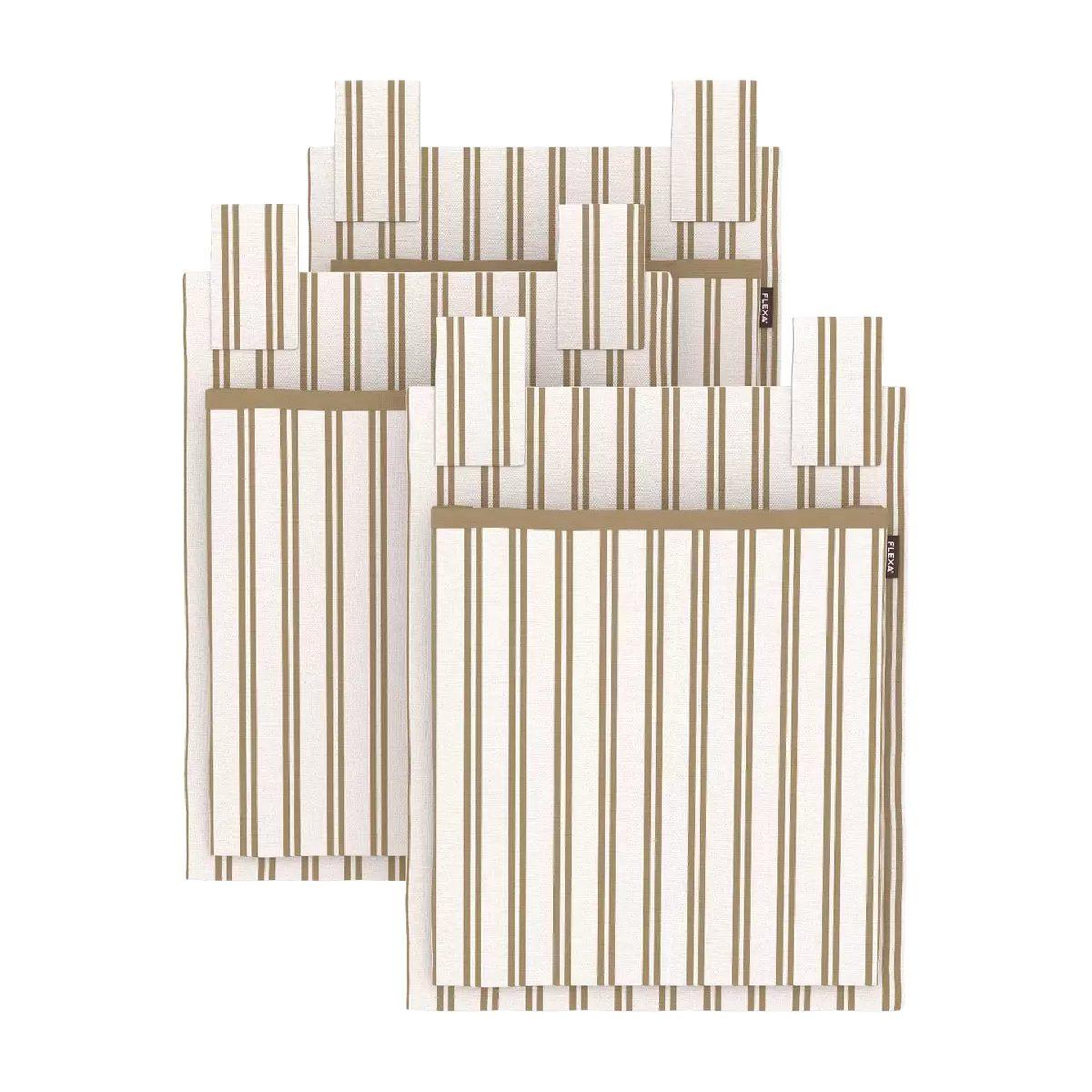 Voir la diapositive 4 : FLEXA Dawn poches de rangement pour lit motif rayures