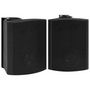 Voir la diapositive 2 : VIDAXL Haut parleurs stéréo muraux 2 pcs noir intérieur extérieur 120W