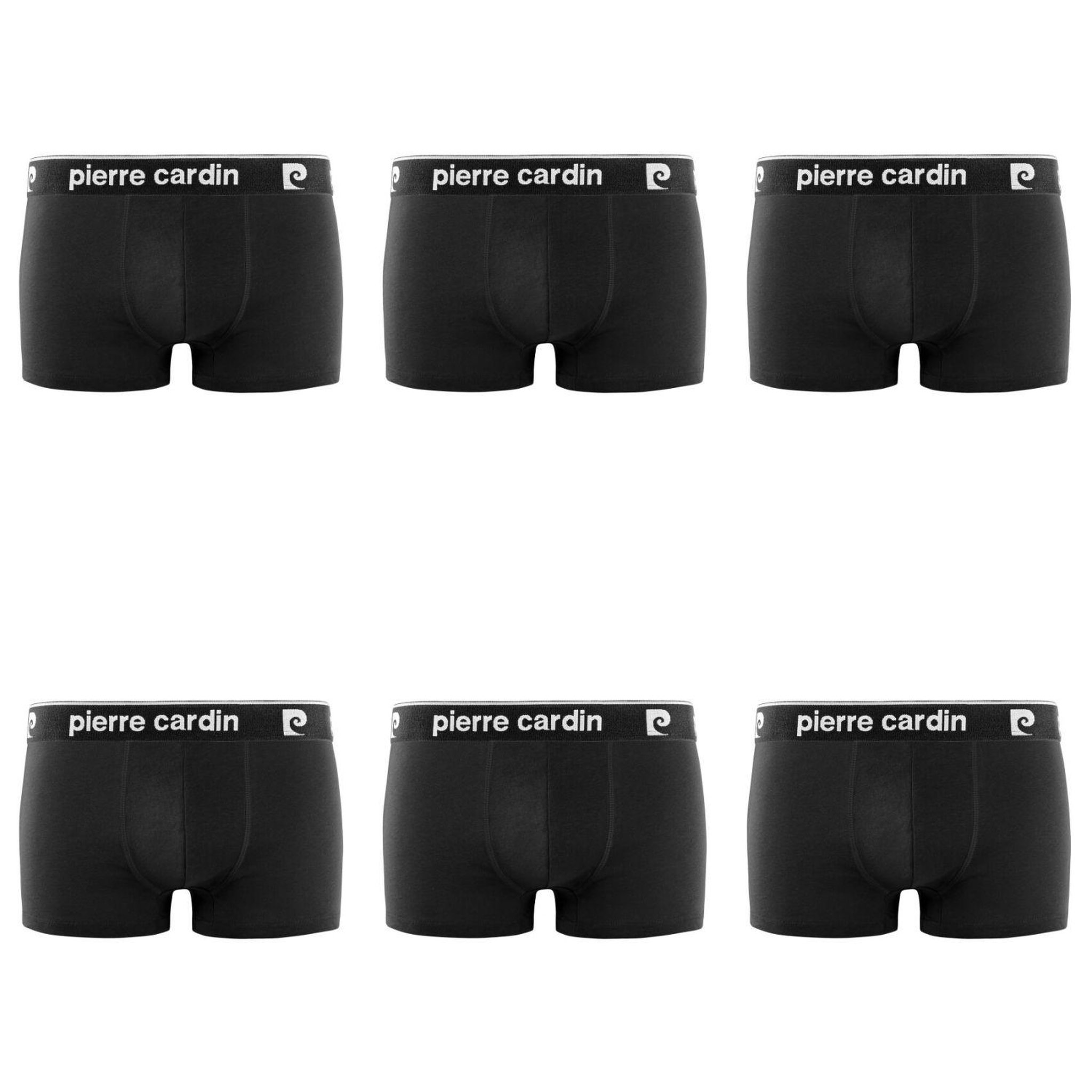 Voir la diapositive 4 : PIERRE CARDIN Lot de 6 boxers homme en coton Basic