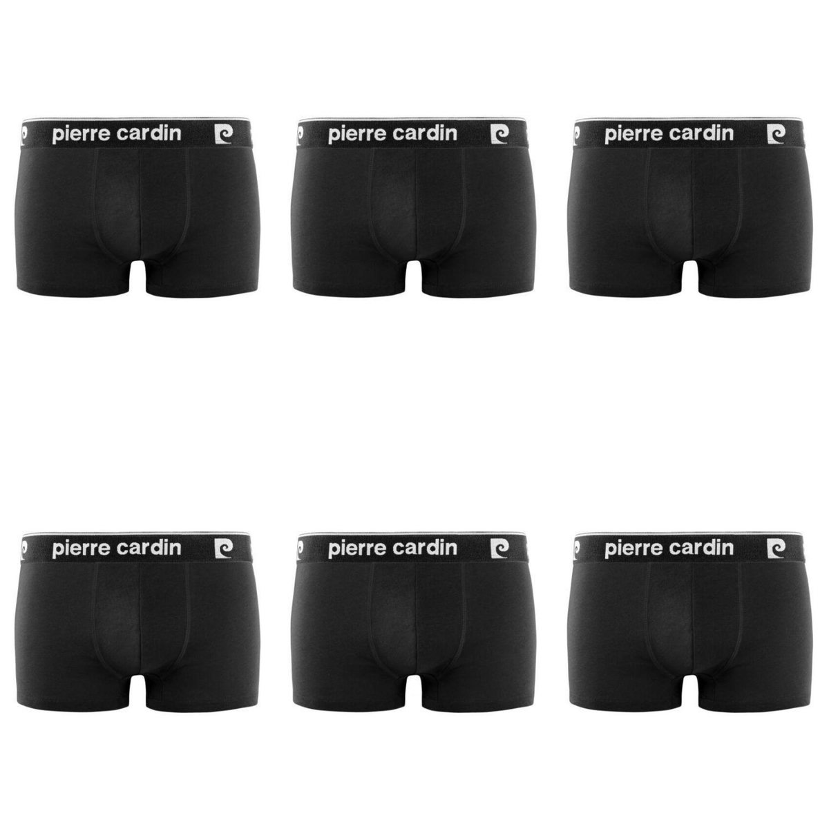 PIERRE CARDIN Lot de 6 boxers homme en coton Basic