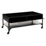 Voir la diapositive 2 : Paris Prix Table Basse 4 Tiroirs en Métal  Sevin  110cm Gris