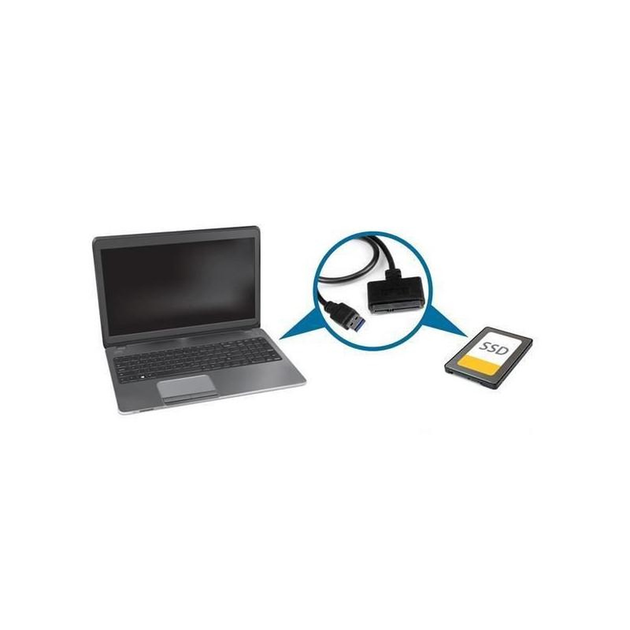 Voir la diapositive 3 : Startech Adaptateur USB 3.0 vers SATA III de 2,5 avec UASP - Adaptateur USB 3.0 vers SATA III pour DD / SSD SATA 2,5 avec UASP