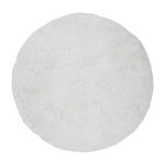 Paris Prix Tapis Rond Design  Grace  200cm Blanc