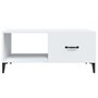 VIDAXL Table basse blanc 90x50x40 cm bois d'ingenierie