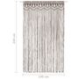 Voir la diapositive 5 : VIDAXL Rideau en macrame Taupe 140x240 cm Coton