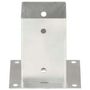 Voir la diapositive 3 : VIDAXL Ancres de poteau 4 pcs Metal galvanise 91 mm