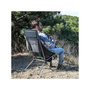 Voir la diapositive 6 : KINGCAMP Chaise de camping pliable avec grand dossier - Kingcamp - Noir - Sac de transport inclus