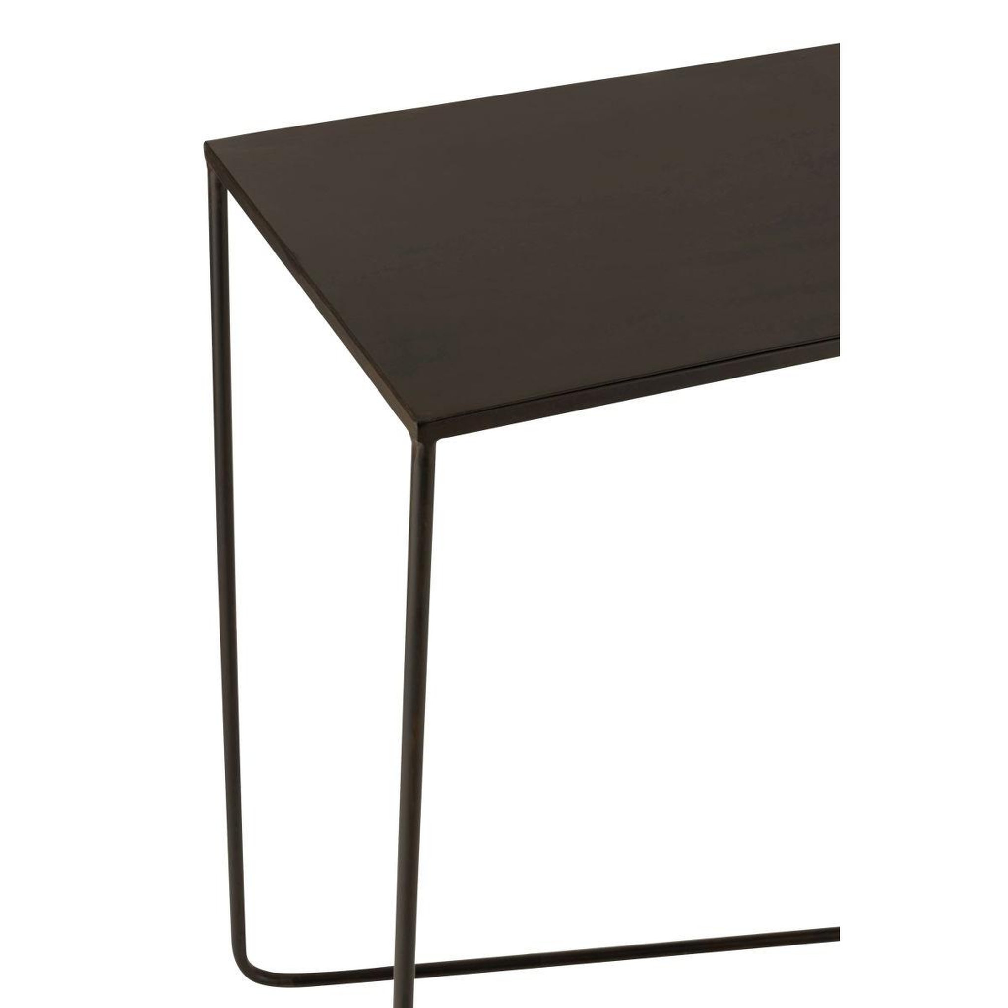 Voir la diapositive 4 : J-LINE Console design en métal  elsie  120cm noir