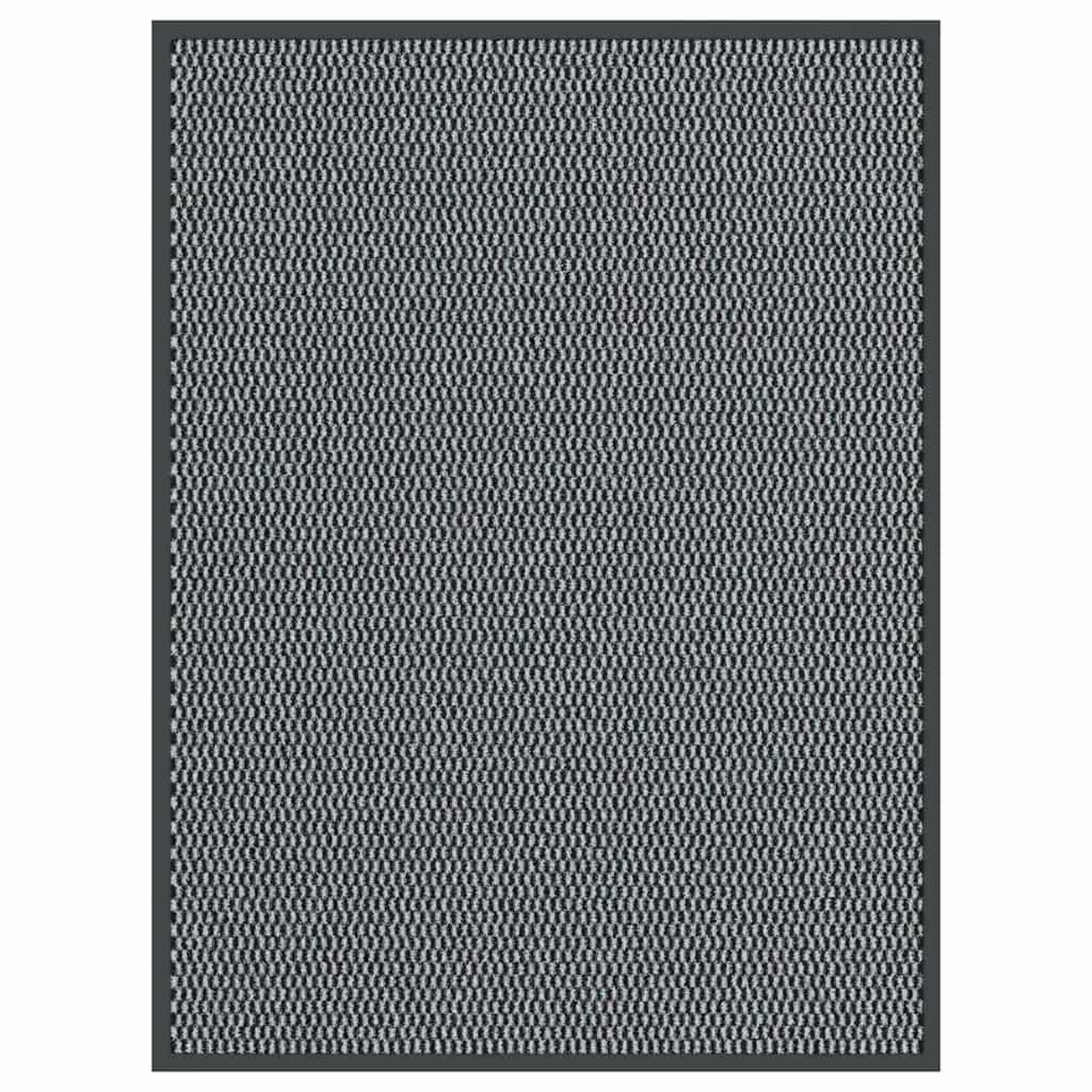 VIDAXL Paillasson anthracite 90x120 cm