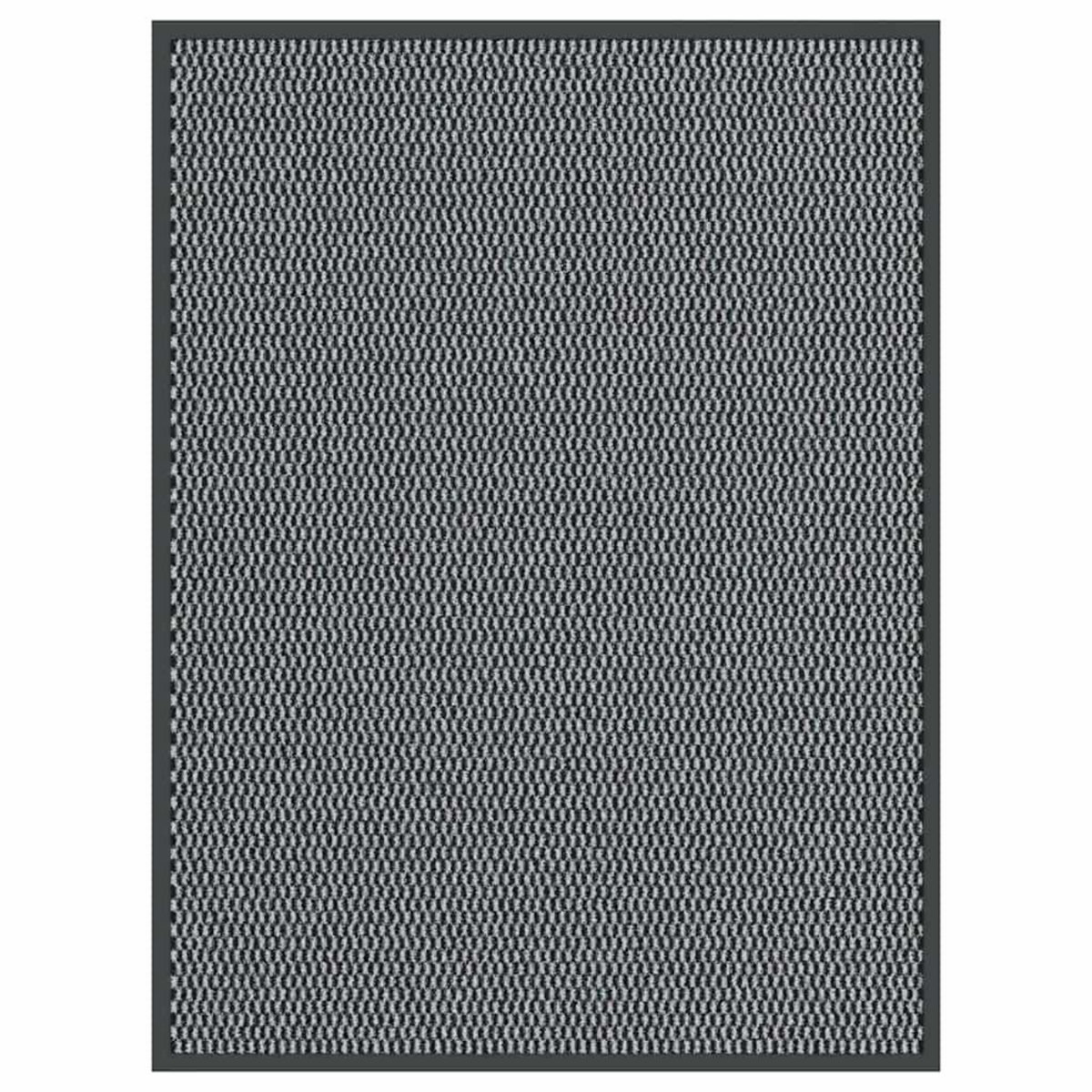 VIDAXL Paillasson anthracite 90x120 cm