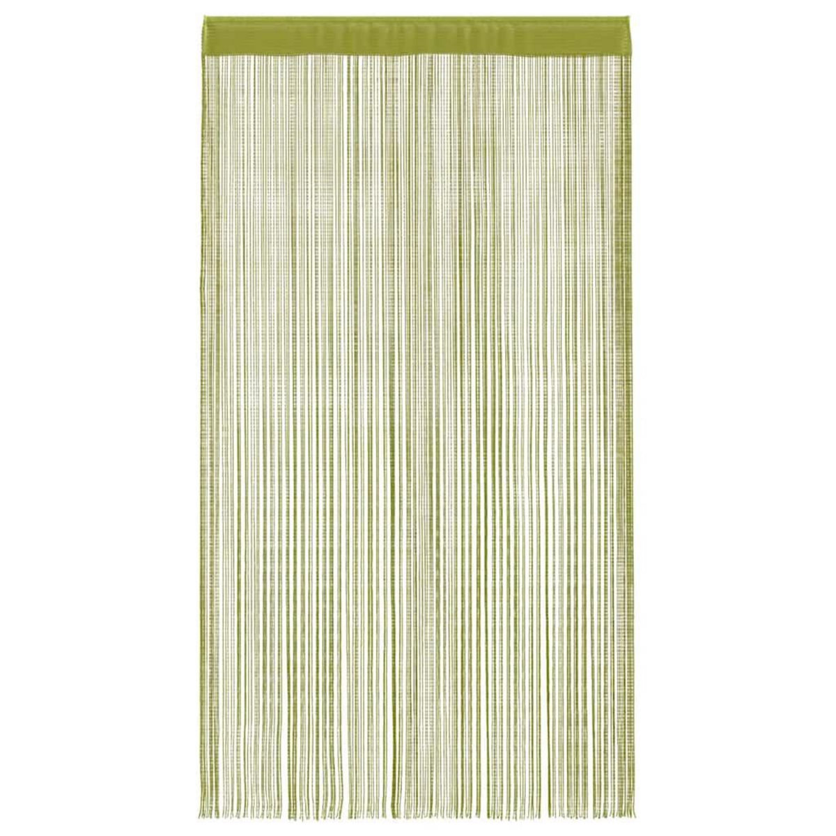 VIDAXL Rideau en fils 2 pcs 100 x 250 cm Vert