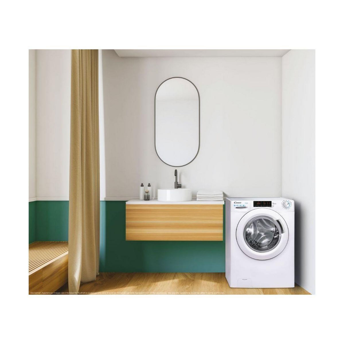 Candy Lave linge séchant hublot CSWS 485TWME/FR