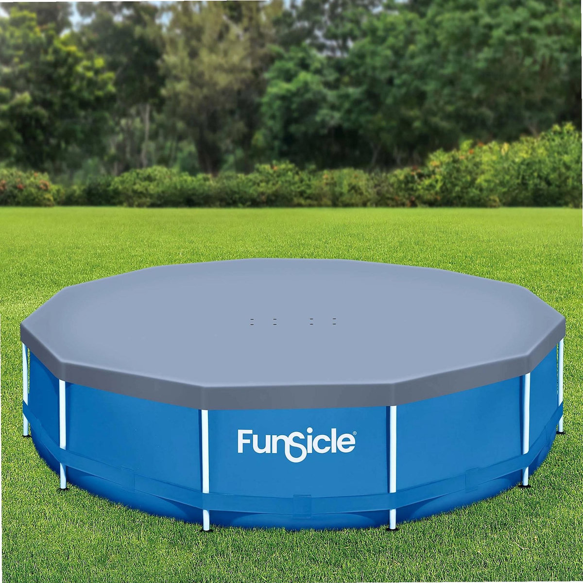 FUNSICLE Bâche pour piscine tubulaire ronde Ø 3,66m – Funsicle