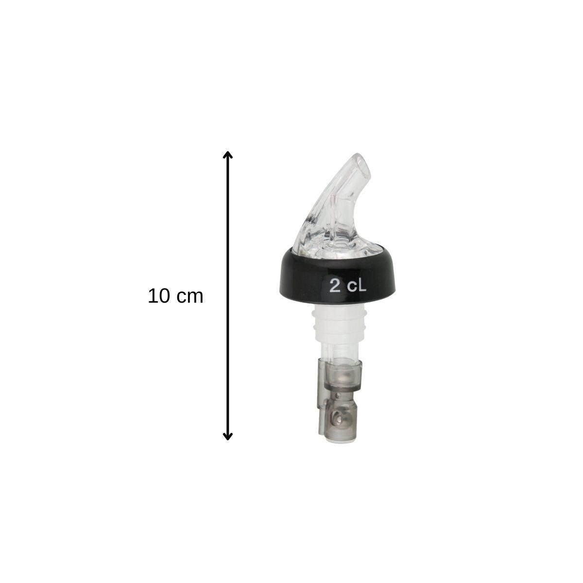 Fackelmann Lot de becs verseur doseur à alcool 2 cl avec bille Fackelmann Bar Concept