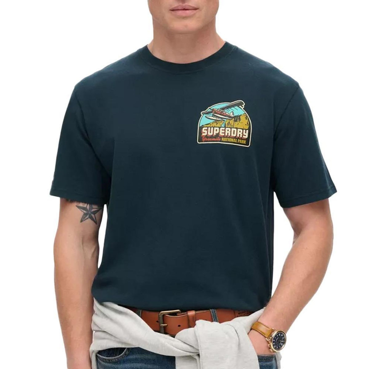 SUPERDRY T shirt  Homme Superdry Travel