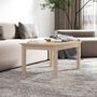 Voir la diapositive 5 : VIDAXL Table basse 80x50x40 cm Bois massif de pin