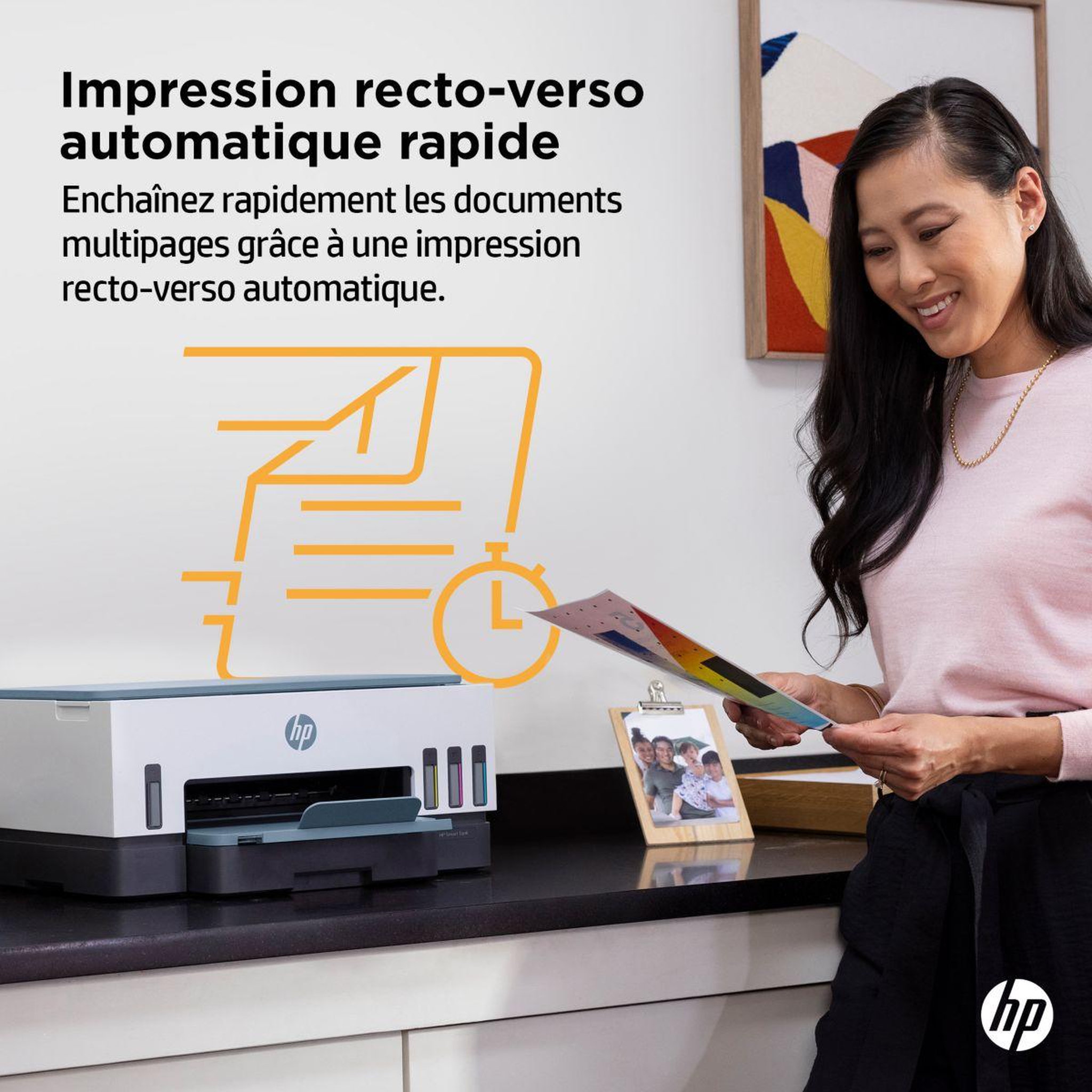 Voir la diapositive 3 : HP Imprimante jet d'encre Smart Tank Plus 7006