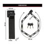 Voir la diapositive 5 : Master lock Antivol Vélo Pliabe Certifié en Acier Trempé, 3 clés, Support de transport Inclus