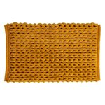FIVE Tapis Salle de Bain  Tissé Épais  50x75cm Moutarde
