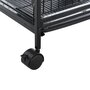 Voir la diapositive 6 : PAWHUT PawHut Cage pour Petits Animaux Roulante 3 Rampes 3 Plates-formes Plat et Bouteille d'Eau Bac Inférieur Amovible Acier PP Noire