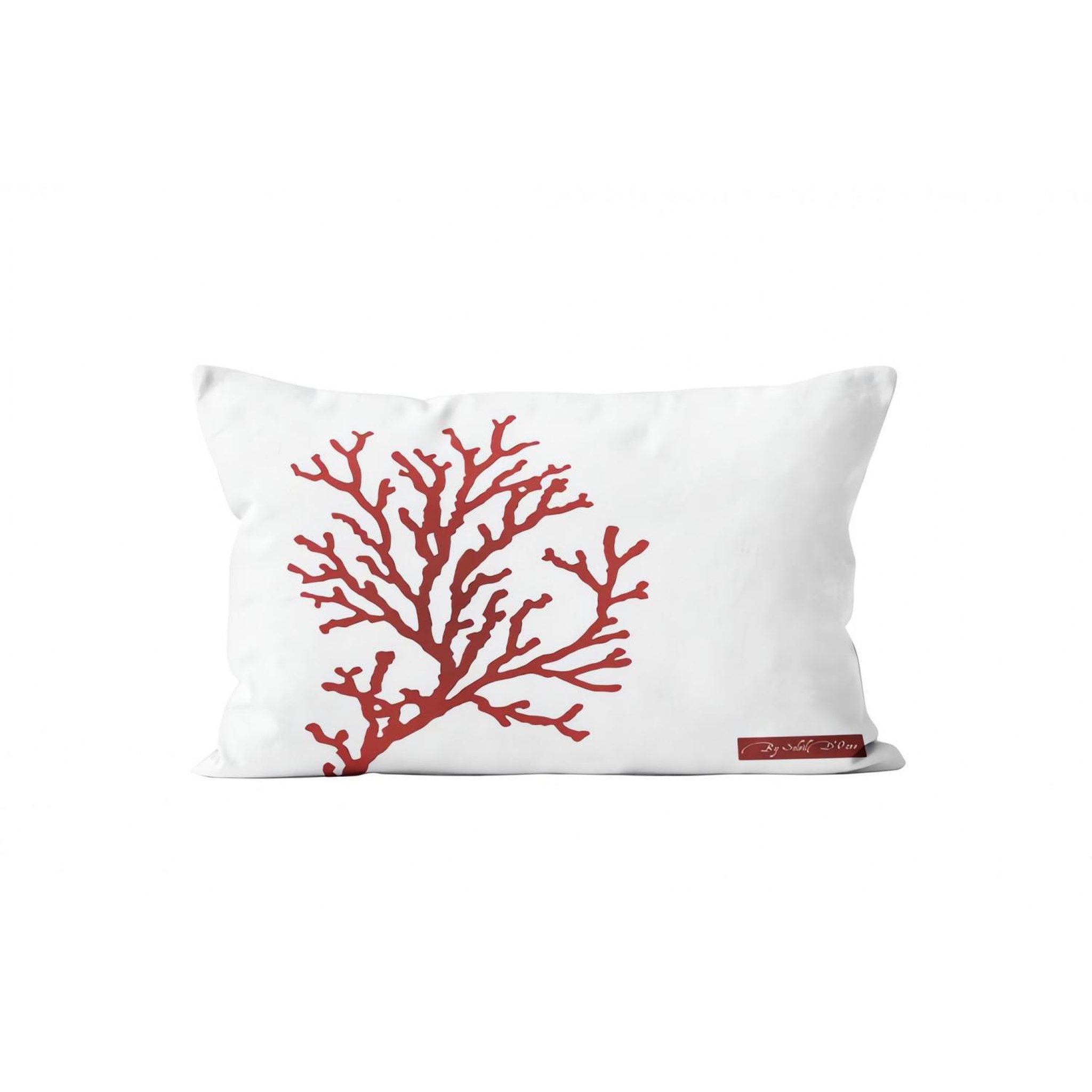 SOLEIL D'OCRE Housse de coussin CORAIL, par Soleil d'Ocre