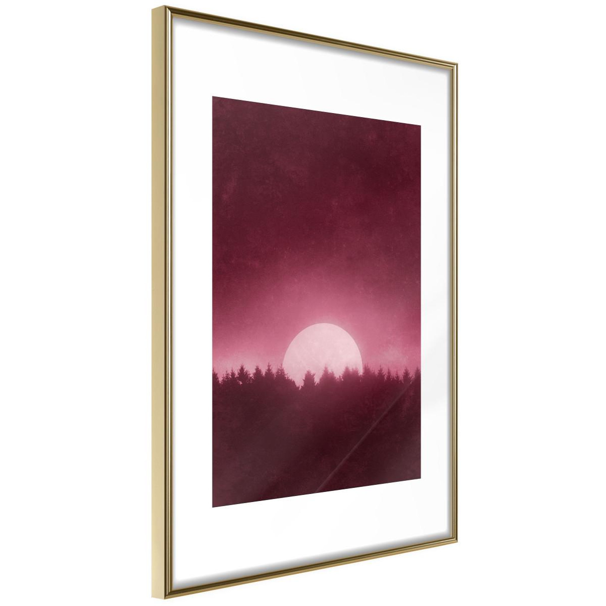Paris Prix Affiche murale encadrée  moonrise