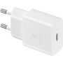Voir la diapositive 1 : Samsung Chargeur secteur USB-C 15W + cable blanc