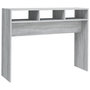 Voir la diapositive 2 : VIDAXL Table console Sonoma gris 105x30x80 cm Bois d'ingenierie