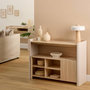 Voir la diapositive 3 : FIVE Buffet 2 Portes  Roundy  110cm Beige