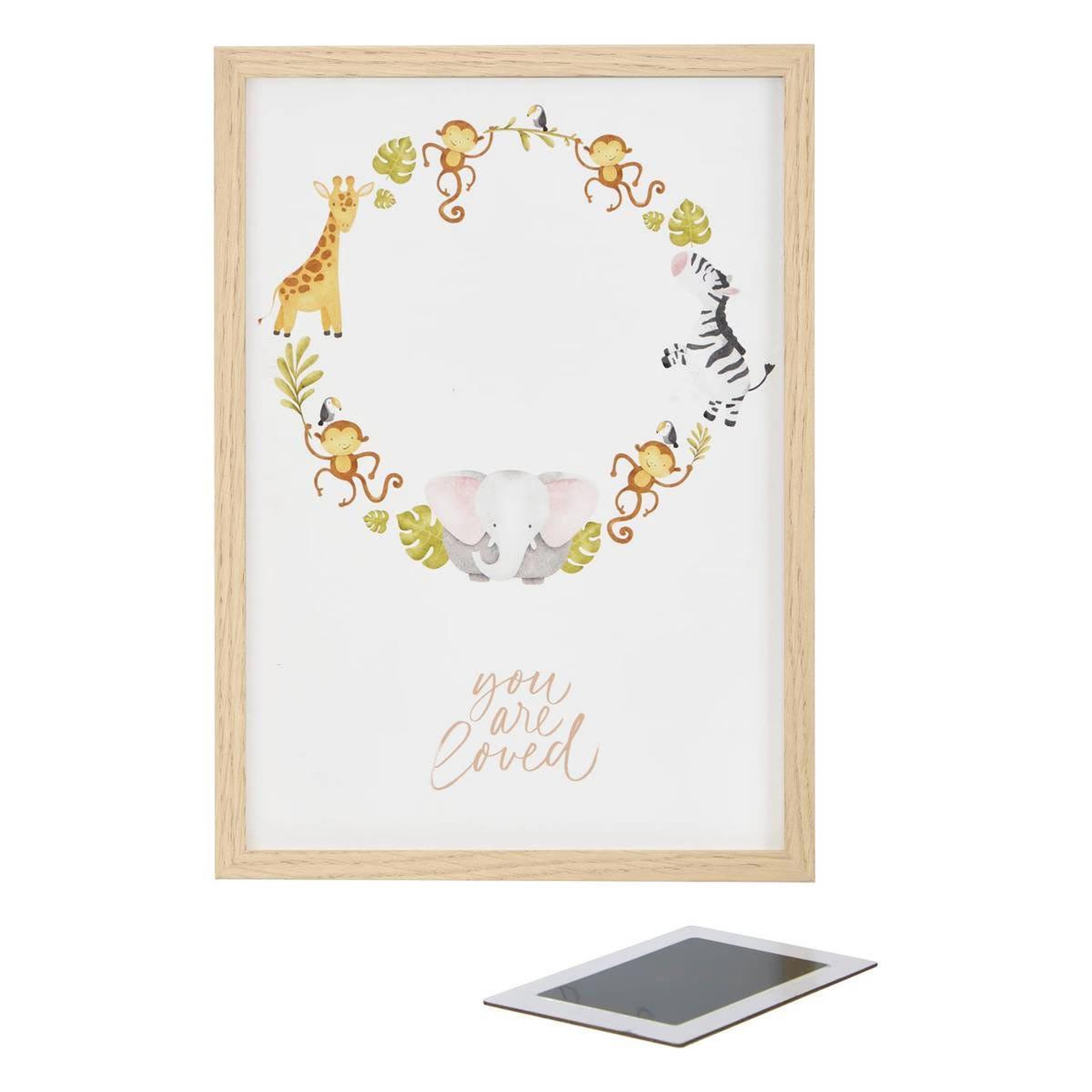 Voir la diapositive 1 : Atmosphera Kids Coffret cadre à empreintes  jungle  22x31cm multicolore