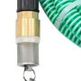 Voir la diapositive 2 : VIDAXL Tuyau d'aspiration avec raccords en laiton vert 1,1  15 m PVC