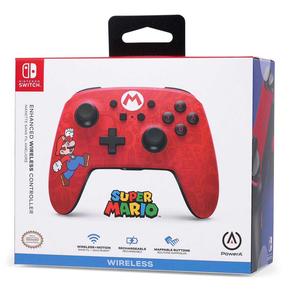Manette Sans Fil Mario Nintendo Switch