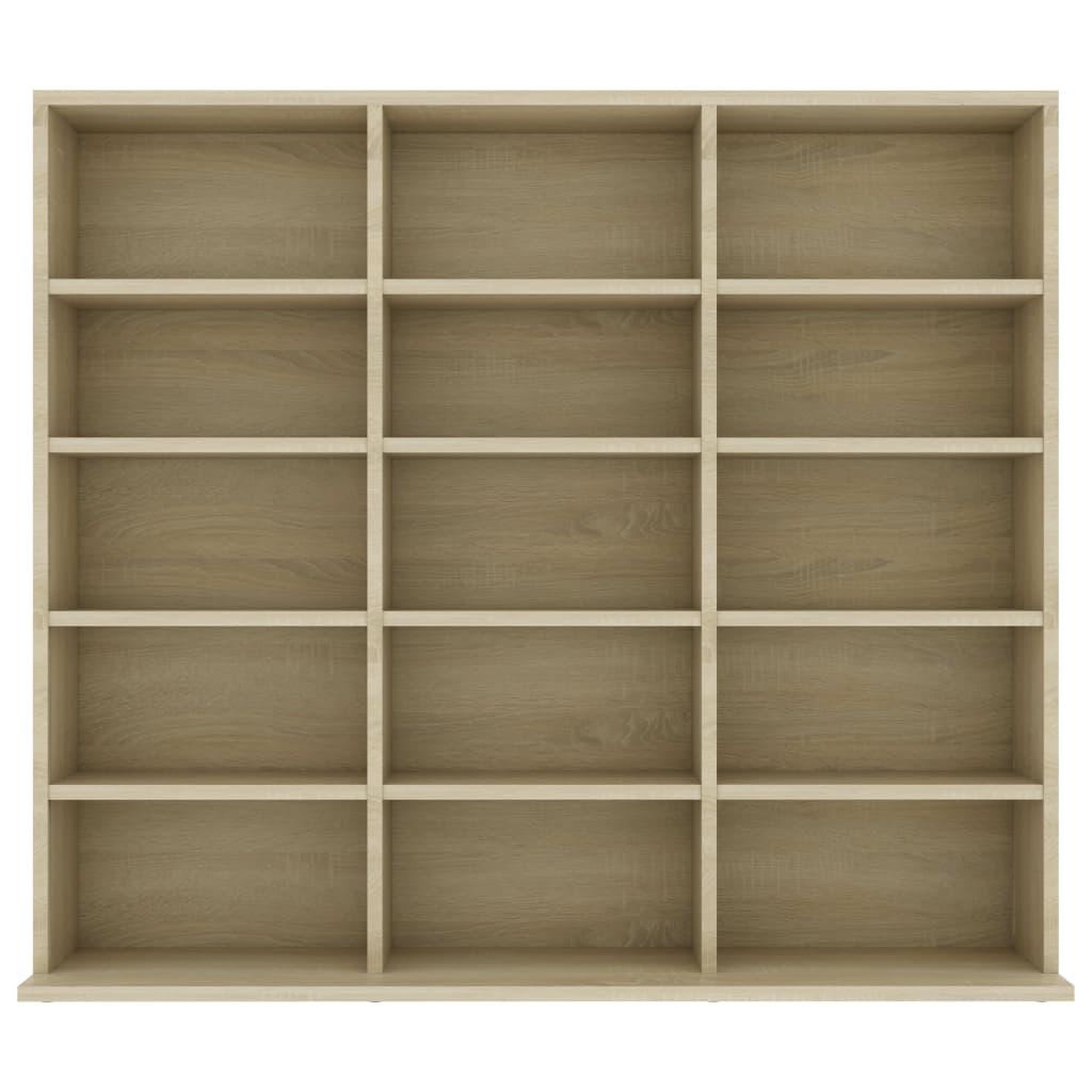 Voir la diapositive 4 : VIDAXL Armoire a CD Chene sonoma 102x23x89,5 cm Bois d'ingenierie