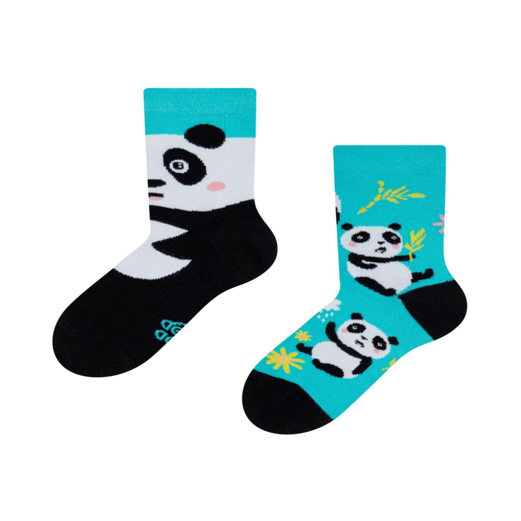 DEDOLES Chaussettes enfants pandas. Coloris disponibles : Multicolore